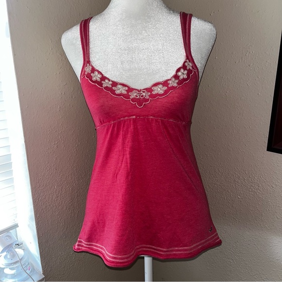 Vintage Y2K Hollister 2000s Babydoll Tank Top - Picture 1 of 6